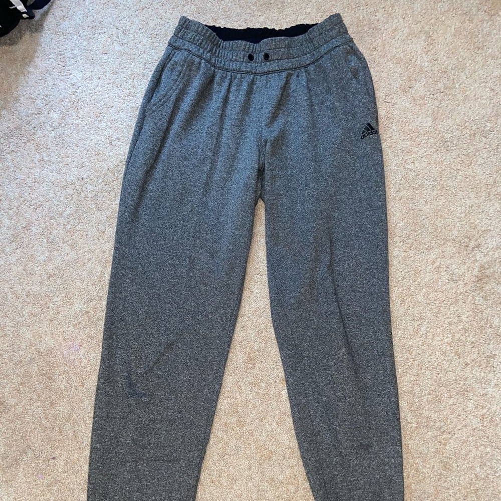 Grey Adidas joggers